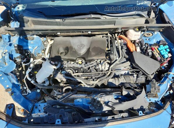 4T3E6RFV6NU093928 2022 TOYOTA RAV4 Синий Вид задней части салона