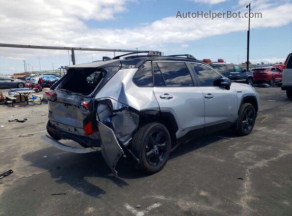 4T3E6RFV8MU007033 2021 TOYOTA RAV4 Silver უკანა მარჯვენა