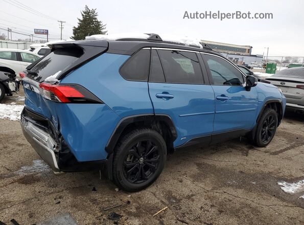 4T3E6RFV8NU071090 2022 TOYOTA RAV4 Blue Tył prawy