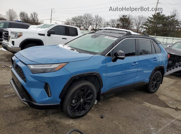 4T3E6RFV8NU071090 2022 TOYOTA RAV4 Blue Przód lewy