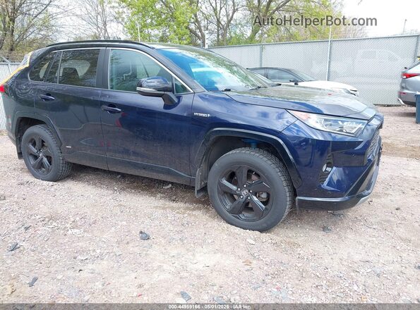 4T3EWRFV0LU003623 2020 TOYOTA RAV4 HYBRID Синий Передняя правая четверть