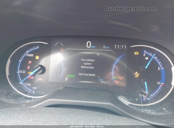 4T3EWRFV0LU003623 2020 TOYOTA RAV4 HYBRID Синий Вид задних сидений