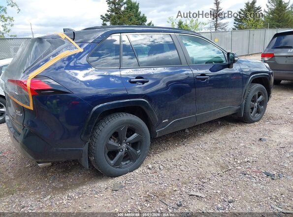 4T3EWRFV0LU003623 2020 TOYOTA RAV4 HYBRID Синий Задняя правая четверть