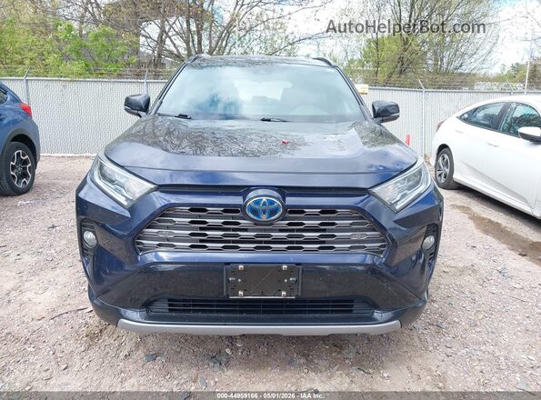 4T3EWRFV0LU003623 2020 TOYOTA RAV4 HYBRID Синий Вид щитка приборов
