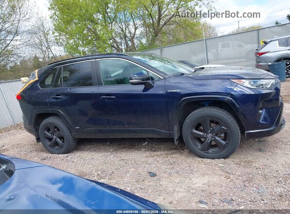 4T3EWRFV0LU003623 2020 TOYOTA RAV4 HYBRID Синий Вид задней части салона
