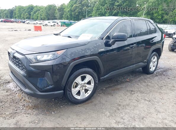 4T3L6RFV3MU007576 2021 TOYOTA LE Черный Передняя левая четверть
