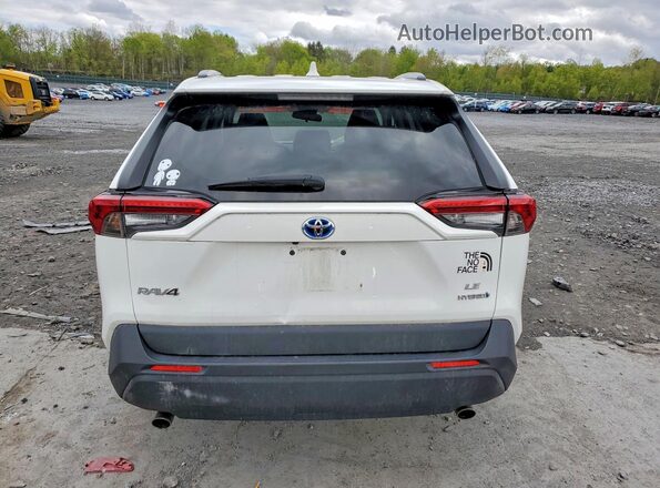 4T3LWRFV2MU043484 2021 TOYOTA RAV4 White Rear view