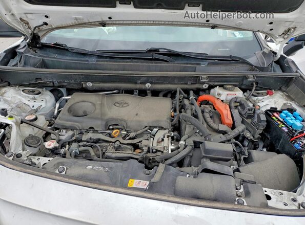 4T3LWRFV2MU043484 2021 TOYOTA RAV4 White Engine compartment view
