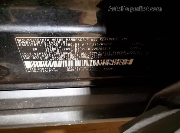 4T3LWRFV9PU087583 2023 TOYOTA RAV4 Черный Панорамный вид салона 360°