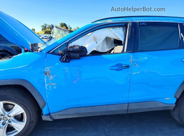 4T3LWRFVXMU033897 2021 TOYOTA RAV4 Blue წინა სალონის ხედი