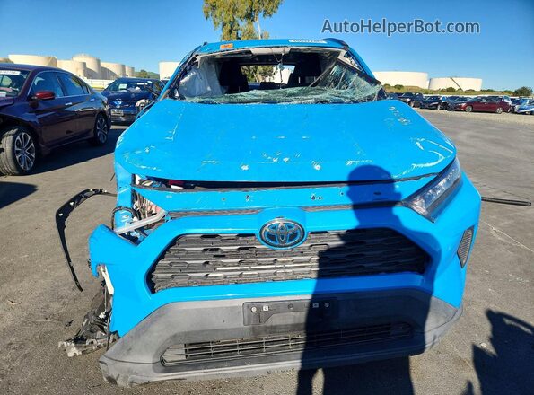 4T3LWRFVXMU033897 2021 TOYOTA RAV4 Blue წინა ხედი