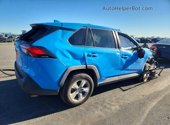 4T3LWRFVXMU033897 2021 TOYOTA RAV4 Blue უკანა მარჯვენა