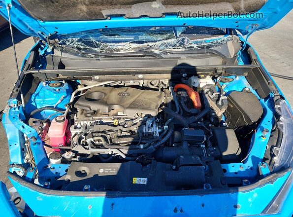 4T3LWRFVXMU033897 2021 TOYOTA RAV4 Blue უკანა სალონის ხედი