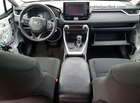 4T3M6RFV7MU015880 2021 TOYOTA RAV4 Белый Вид панели приборов