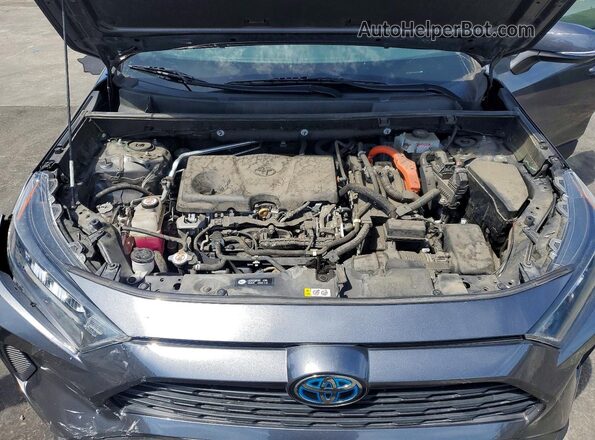 4T3MWRFV2MU025068 2021 TOYOTA RAV4 Gray Widok wnętrza z tyłu