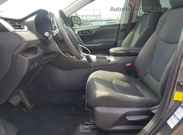 4T3MWRFV2MU025068 2021 TOYOTA RAV4 Gray Widok wnętrza z przodu