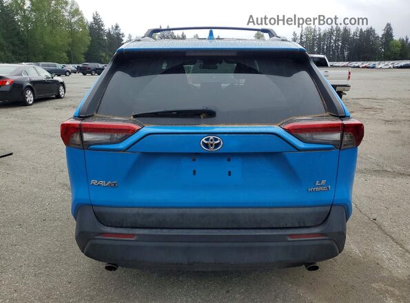 4T3MWRFV8LU002599 2020 TOYOTA RAV4 Blue Widok z tyłu