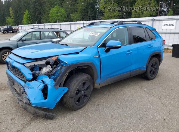4T3MWRFV8LU002599 2020 TOYOTA RAV4 Blue Przód lewy