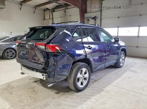 4T3R6RFV0LU002389 2020 TOYOTA RAV4 Синий Задняя правая четверть