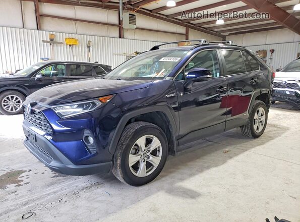 4T3R6RFV0LU002389 2020 TOYOTA RAV4 Синий Передняя левая четверть