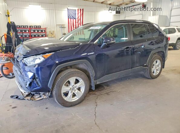 4T3R6RFV1LU005737 2020 TOYOTA RAV4 Синий Передняя левая четверть