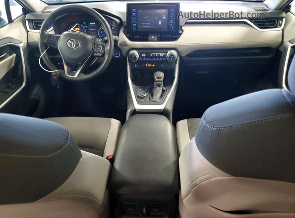 4T3R6RFV1LU005737 2020 TOYOTA RAV4 Синий Вид панели приборов