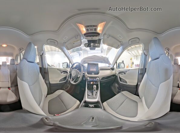 4T3R6RFV1LU005737 2020 TOYOTA RAV4 Синий Панорамный вид салона 360°