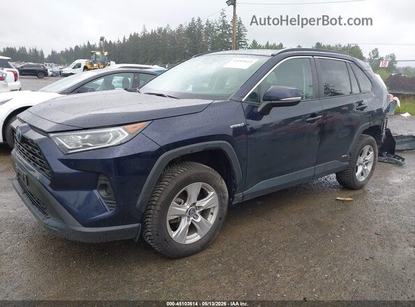 4T3R6RFV3MU008592 2021 TOYOTA LE Blue Przód lewy