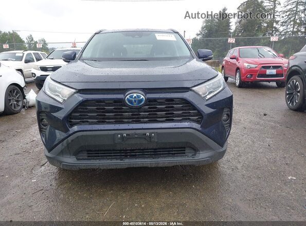4T3R6RFV3MU008592 2021 TOYOTA LE Blue Widok wnętrza z tyłu