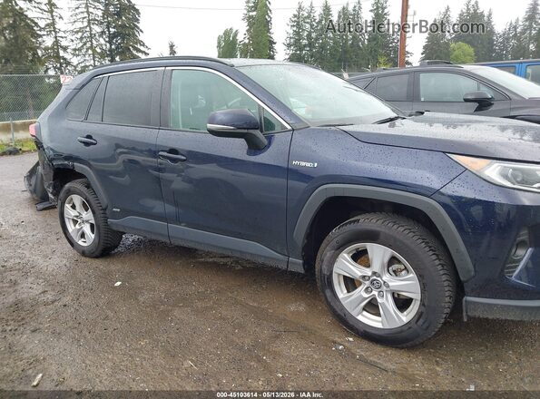 4T3R6RFV3MU008592 2021 TOYOTA LE Blue Widok wnętrza 360 stopni