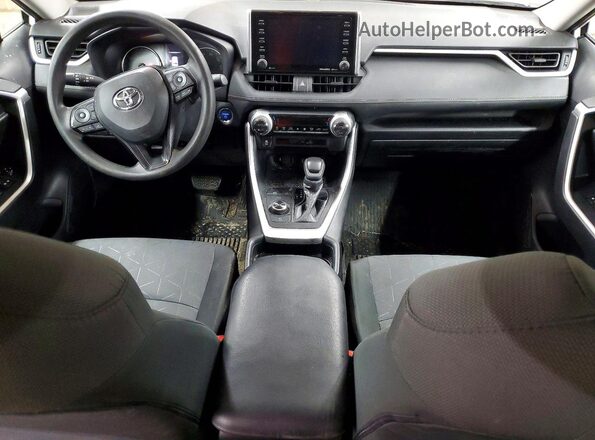 4T3R6RFV3MU013114 2021 TOYOTA RAV4 Белый Вид панели приборов