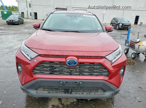 4T3R6RFV4LU002735 2020 TOYOTA RAV4 Красный Вид спереди