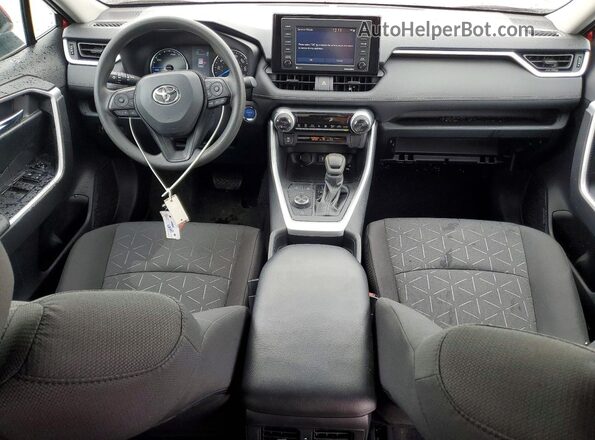 4T3R6RFV4LU002735 2020 TOYOTA RAV4 Красный Вид панели приборов