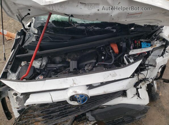 4T3R6RFV6MU015309 2021 TOYOTA RAV4 White Widok komory silnika