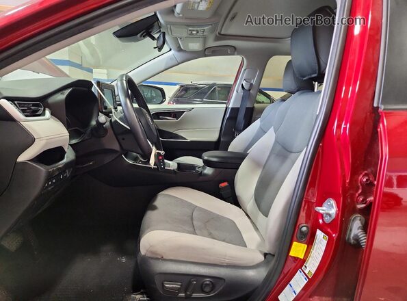 4T3RWRFV0MU013796 2021 TOYOTA RAV4 Бордовый Вид салона спереди