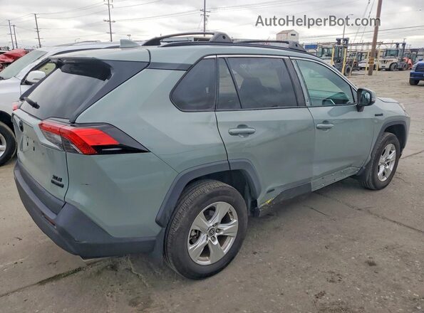 4T3RWRFV0MU015449 2021 TOYOTA RAV4 Зеленый Задняя правая четверть