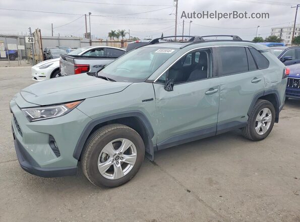 4T3RWRFV0MU015449 2021 TOYOTA RAV4 Зеленый Передняя левая четверть