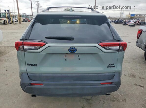 4T3RWRFV0MU015449 2021 TOYOTA RAV4 Зеленый Вид сзади