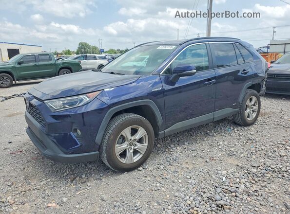 4T3RWRFV1MU031983 2021 TOYOTA RAV4 Blue Առջևի ձախ երեք քառորդ տեսարան
