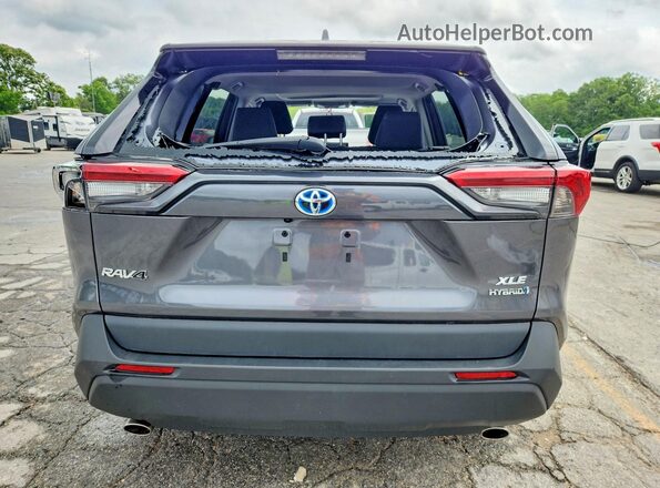 4T3RWRFV1NU050809 2022 TOYOTA RAV4 Charcoal Вид ззаду