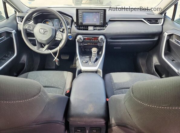 4T3RWRFV2MU021639 2021 TOYOTA RAV4 Белый Вид панели приборов