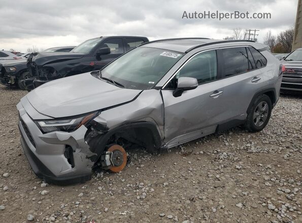 4T3RWRFV5RU123699 2024 TOYOTA RAV4 Silver წინა მარცხენა ხედი სამი მეოთხედიდან