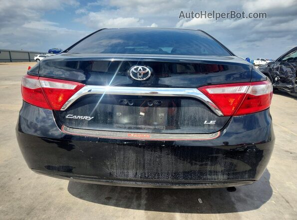 4T4BF1FK3GR547936 2016 TOYOTA CAMRY Black Вид ззаду