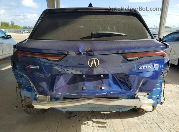 4W5KHMRK6RZ514184 2024 ACURA ZDX Blue Вид ззаду