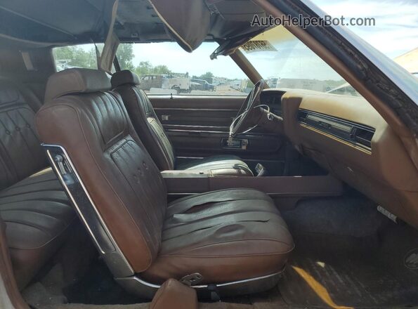 4Y87U3H435027 1973 BUICK RIVIERA White Vista interior delantera