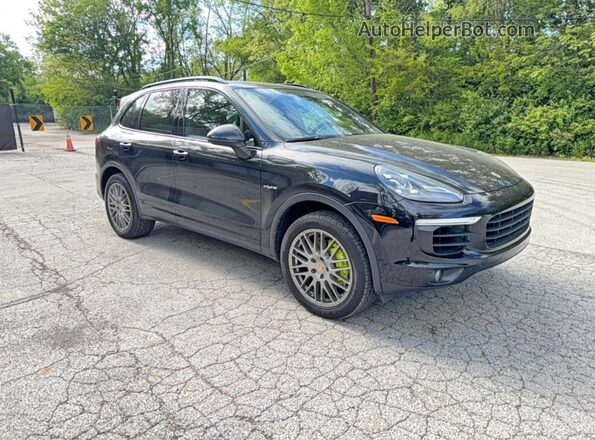 WP1AE2A29GLA17811 2016 PORSCHE CAYENNE Black უკანა მარცხენა