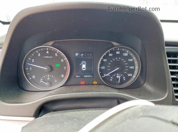 5NPD84LF0JH251493 2018 HYUNDAI ELANTRA Blue Vista del cuadro de instrumentos