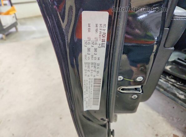 1C4PJLCB6KD438687 2019 JEEP CHEROKEE Black Вид наклейки з VIN-кодом