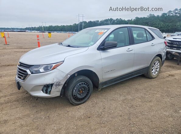3GNAXFEV6MS104957 2021 CHEVROLET EQUINOX Silver Tył lewy
