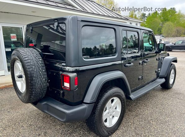 1C4HJXDN1LW204256 2020 JEEP WRANGLER Черный Передняя правая четверть